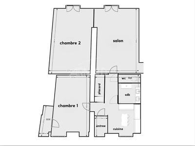 Appartement - 85 m² - 3 pièces