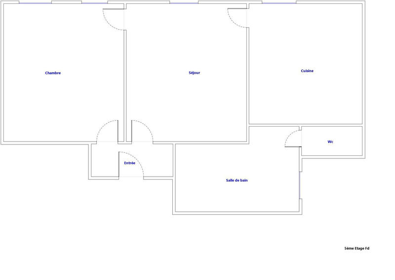 Appartement - 35 m² - 2 pièces