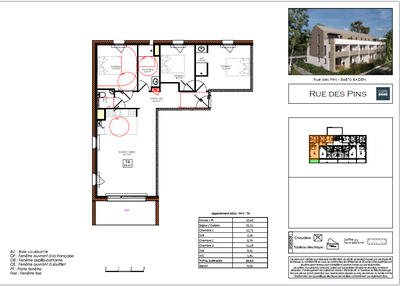 Appartement - 83 m² - 4 pièces