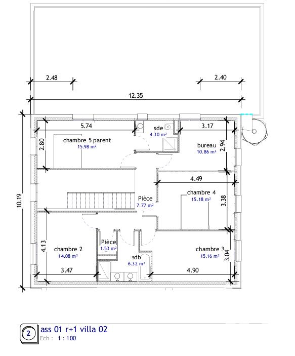 Maison - 200 m² - 7 pièces