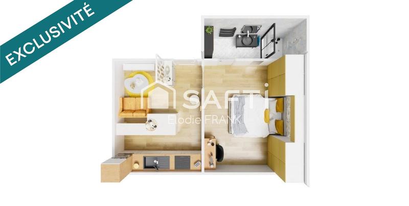 Appartement - 29 m² - 2 pièces