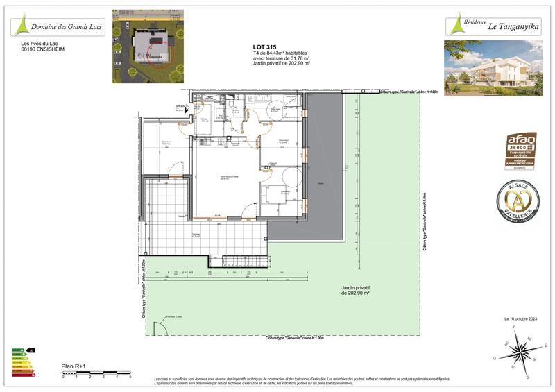 Appartement - 84 m² - 4 pièces