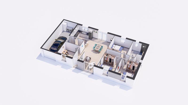 Maison - 98 m² - 6 pièces