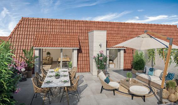 Appartement - 72 m² - 3 pièces