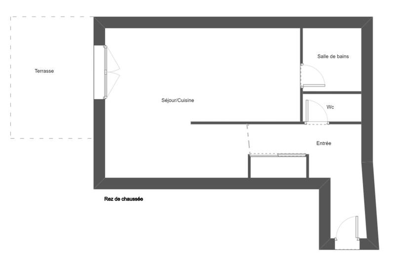 Appartement - 26 m² - 2 pièces