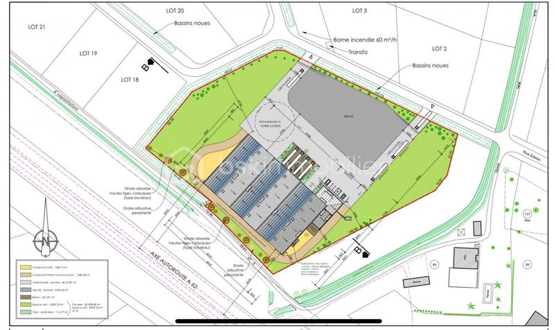 Local commercial - 4 279 m² - 5 pièces