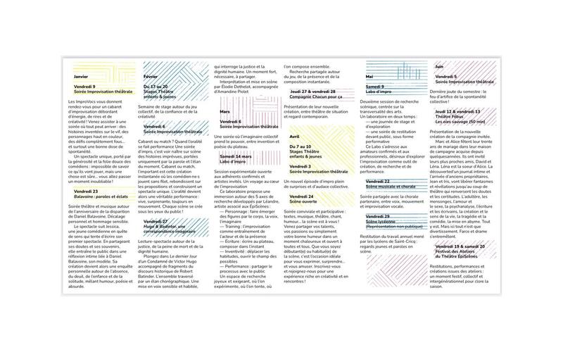 Episcènes - Programmation de janvier à juin 2026
