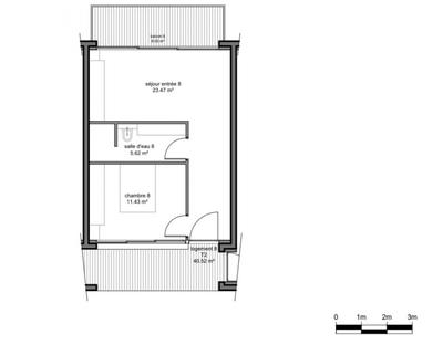 Appartement - 40 m² - 2 pièces