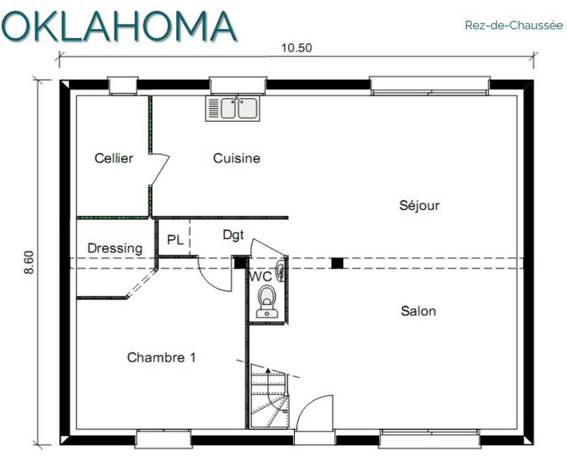 Maison - 120 m² - 6 pièces