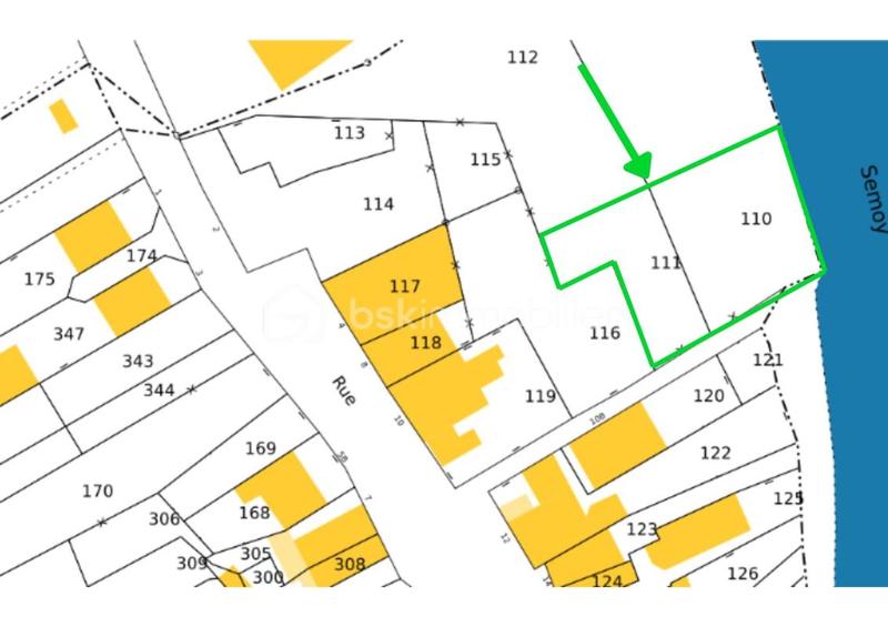 Terrain de loisirs - 962 m²