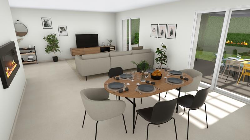 Maison - 96 m² - 4 pièces