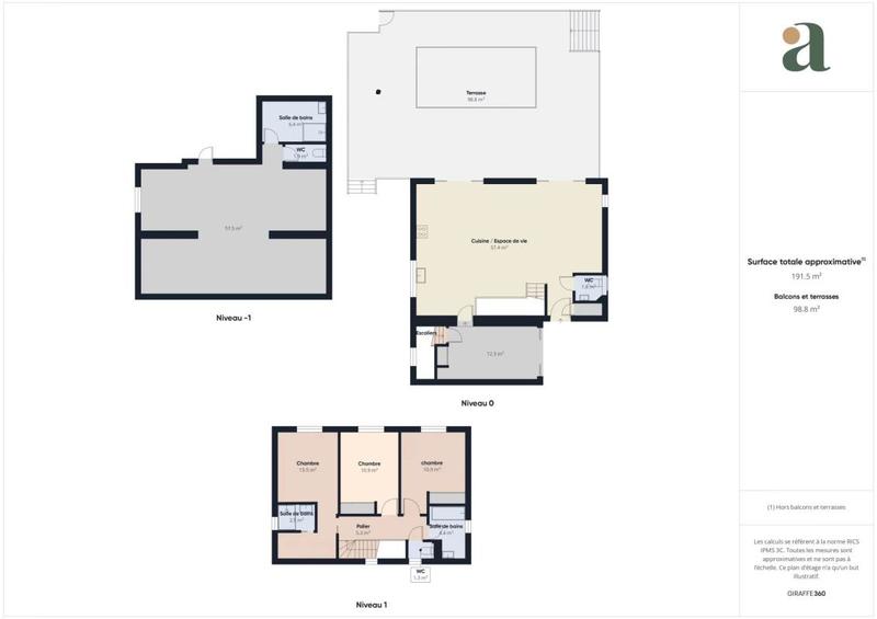 Maison ancienne - 131 m² - 5 pièces