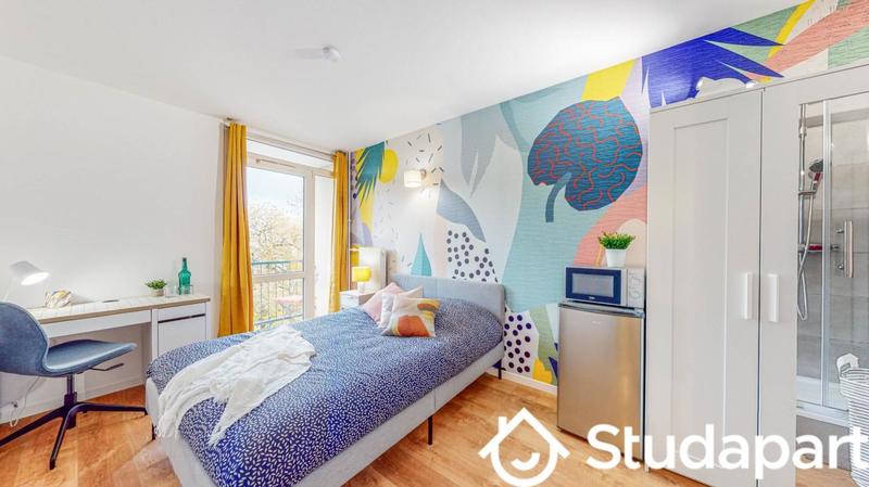 Chambre - 12 m² - 1 pièce