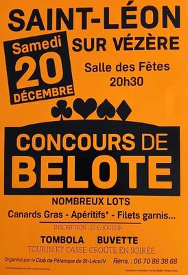 Concours de belote