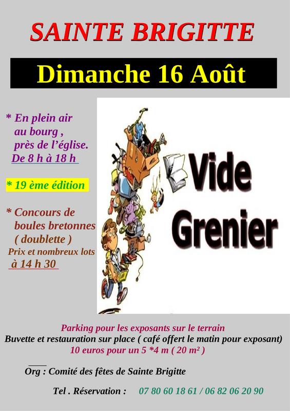 Vide grenier du comité des fêtes