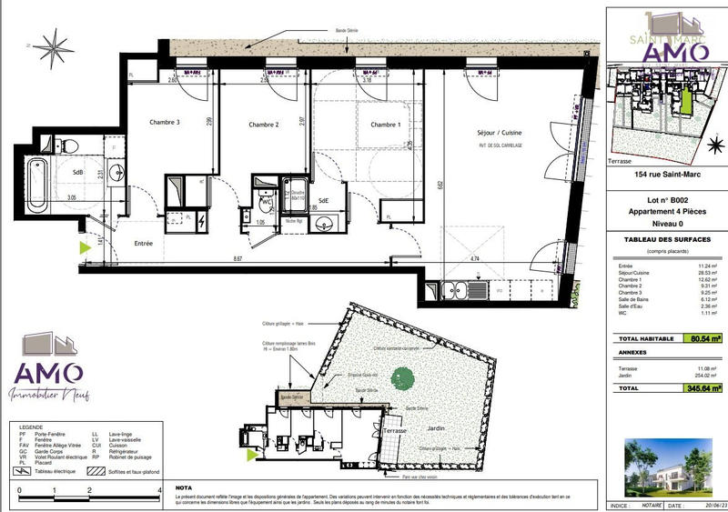 Appartement - 81 m² - 4 pièces