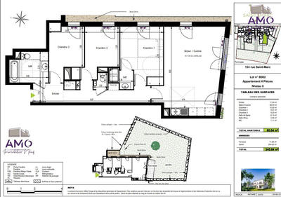 Appartement - 81 m² - 4 pièces