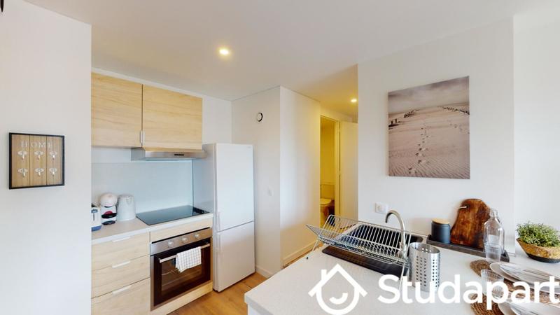 Chambre - 8 m² - 1 pièce