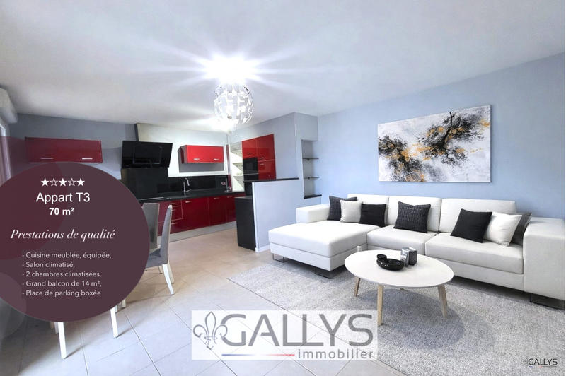 Appartement - 70 m² - 3 pièces