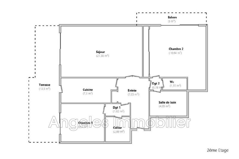 Appartement - 72 m² - 3 pièces