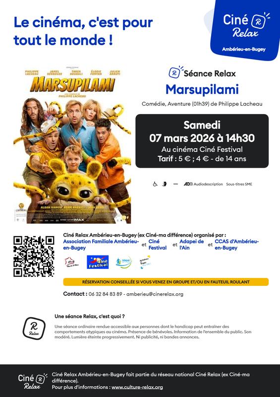 séance cinéma avec ciné Relax