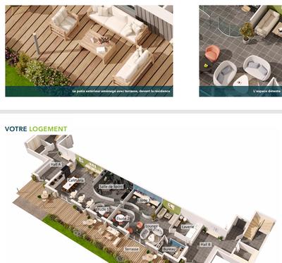 Appartement - 40 m² - 2 pièces