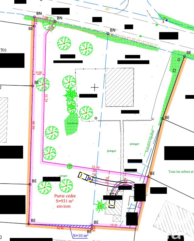 Terrain - 931 m²