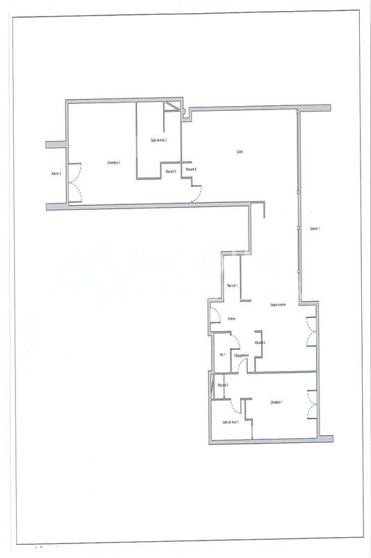Appartement - 98 m² - 3 pièces