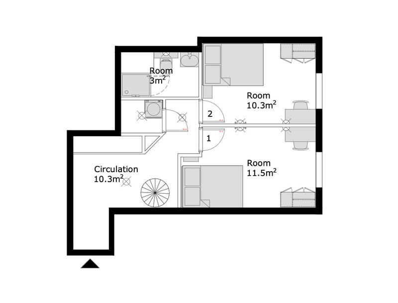 Appartement - 104 m²