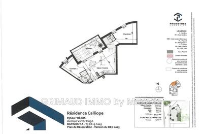 Appartement - 54 m² - 2 pièces