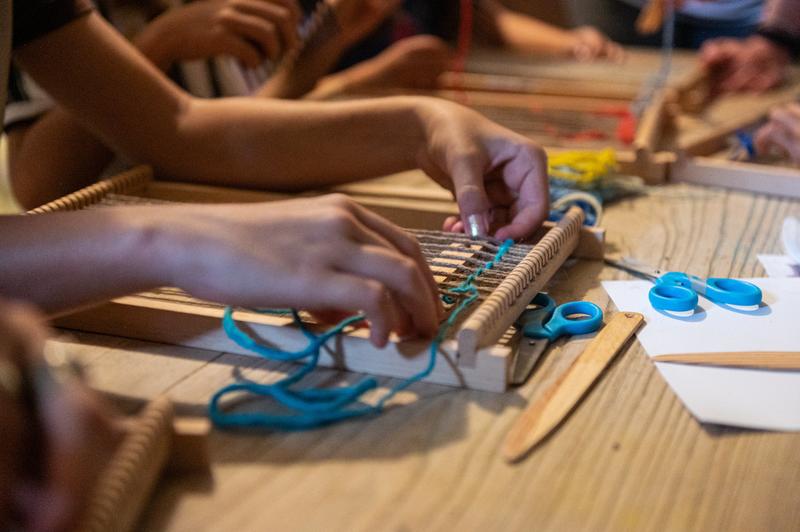 Visite-atelier en famille : Peinture collective