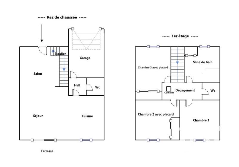 Maison - 100 m² - 4 pièces