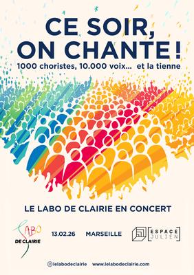 Le Labo de Clairie lance sa tournée &quot;Ce soir, on chante !&quot; le 13 février