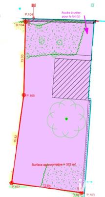 Terrain - 372 m²