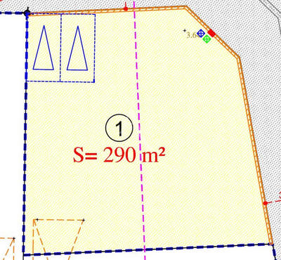 Terrain - 290 m²