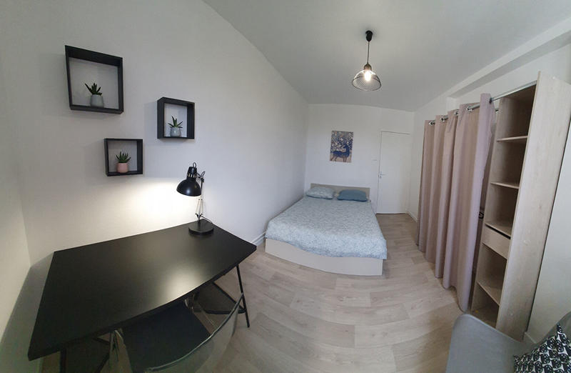 Chambre - 21 m² - 3 pièces