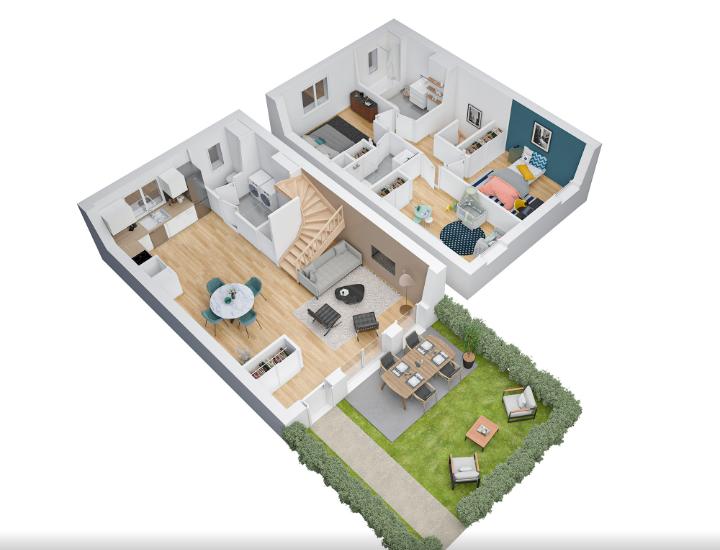 Appartement - 47 m² - 2 pièces