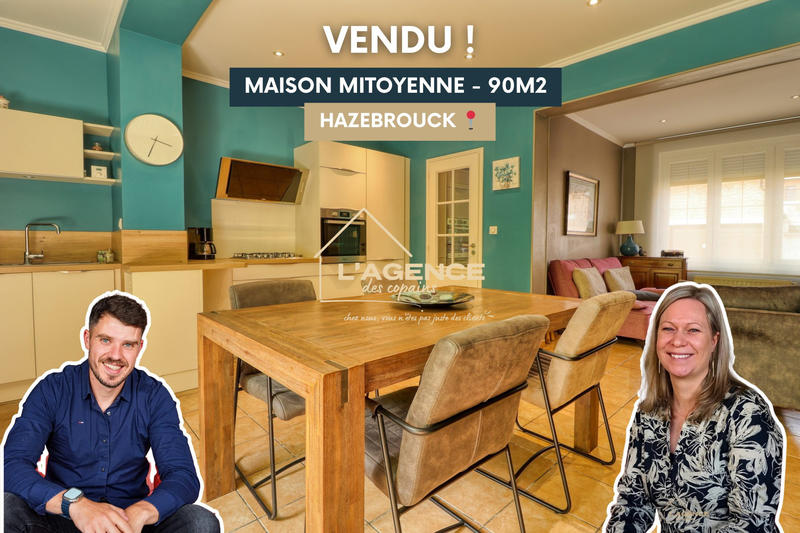 Maison - 90 m² - 5 pièces