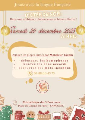 Dictée de Noël