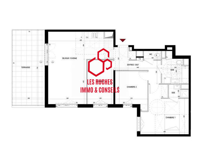 Appartement - 88 m² - 4 pièces