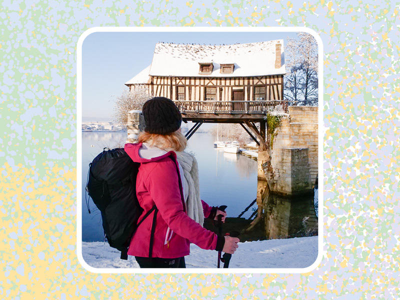 Impression soleil d'hiver, de Giverny à Vernon