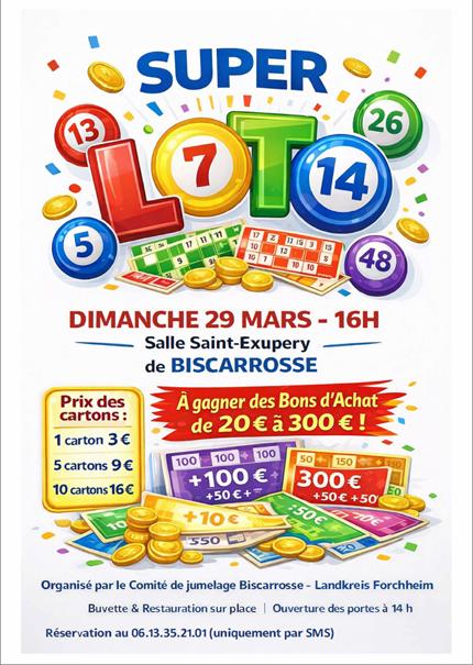 Loto du Comité de Jumelage Biscarrosse - Landkreis Forchheim