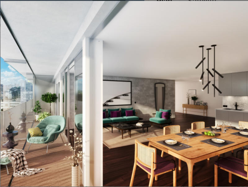 Appartement - 80 m² - 3 pièces