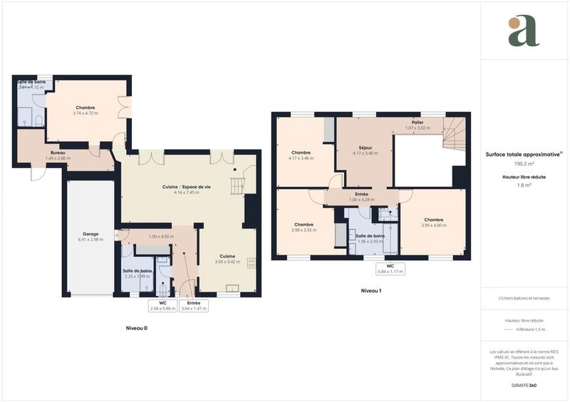 Maison - 172 m² - 7 pièces