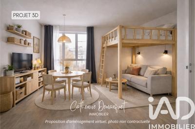 Studio - 28 m² - 1 pièce