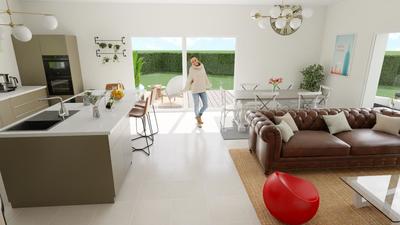 Maison - 90 m² - 4 pièces