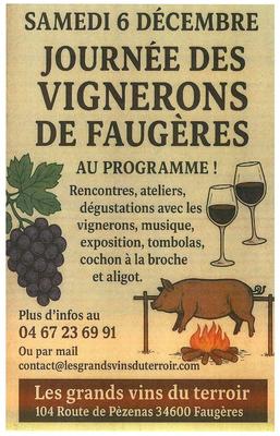 Journée des Vignerons de Faugères