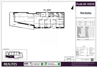 Appartement - 129 m² - 5 pièces