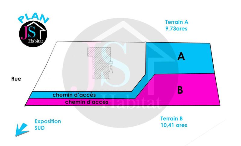 Terrain constructible - 973 m²