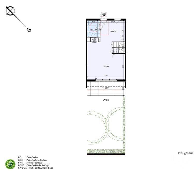 Appartement - 95 m² - 4 pièces